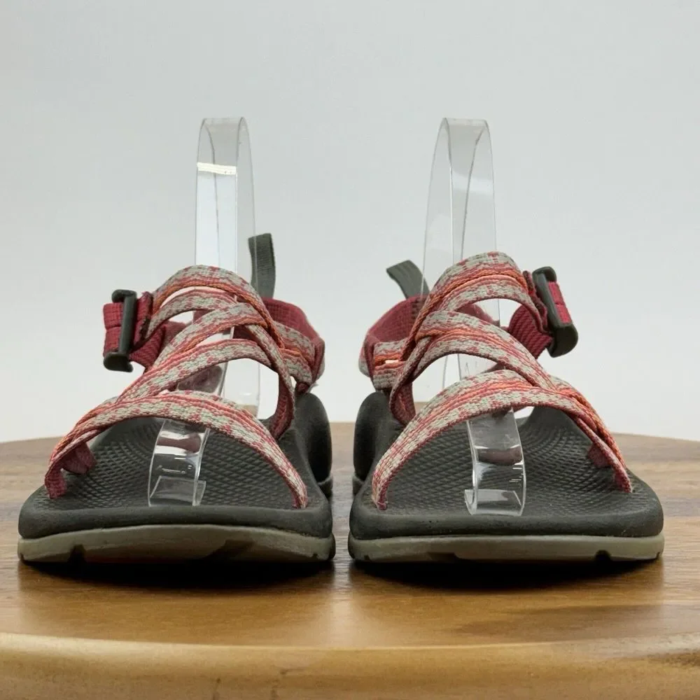Big Kids Chaco Z2 Classic Red Athletic Casual Trail Walking Sandals Size 4 Y GUC